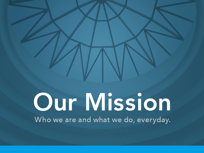 Welcoming the future: our mission and values lead us to new heights